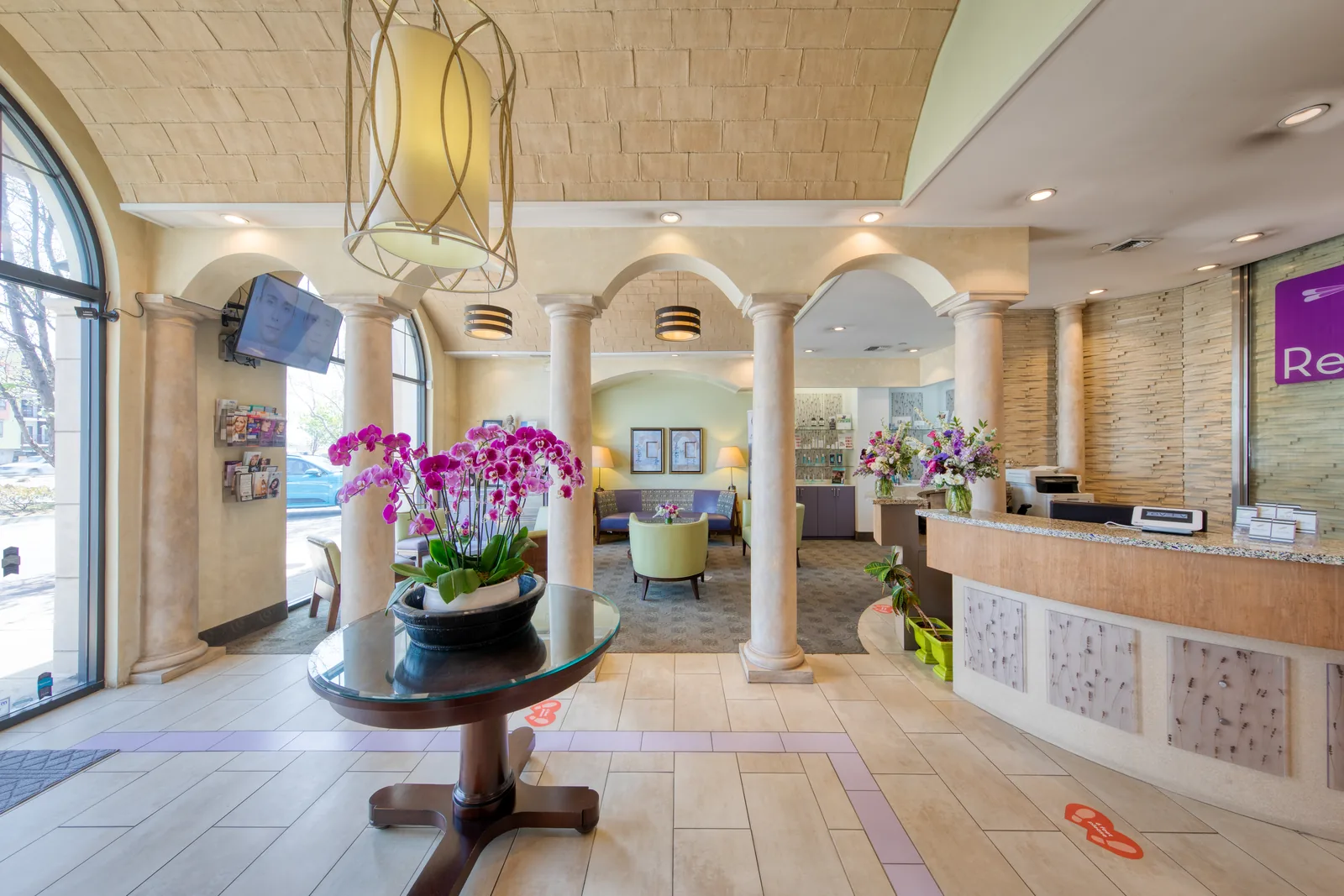 Medical spa serving San Carlos, California — the Reviv Med Spa reception in Millbrae